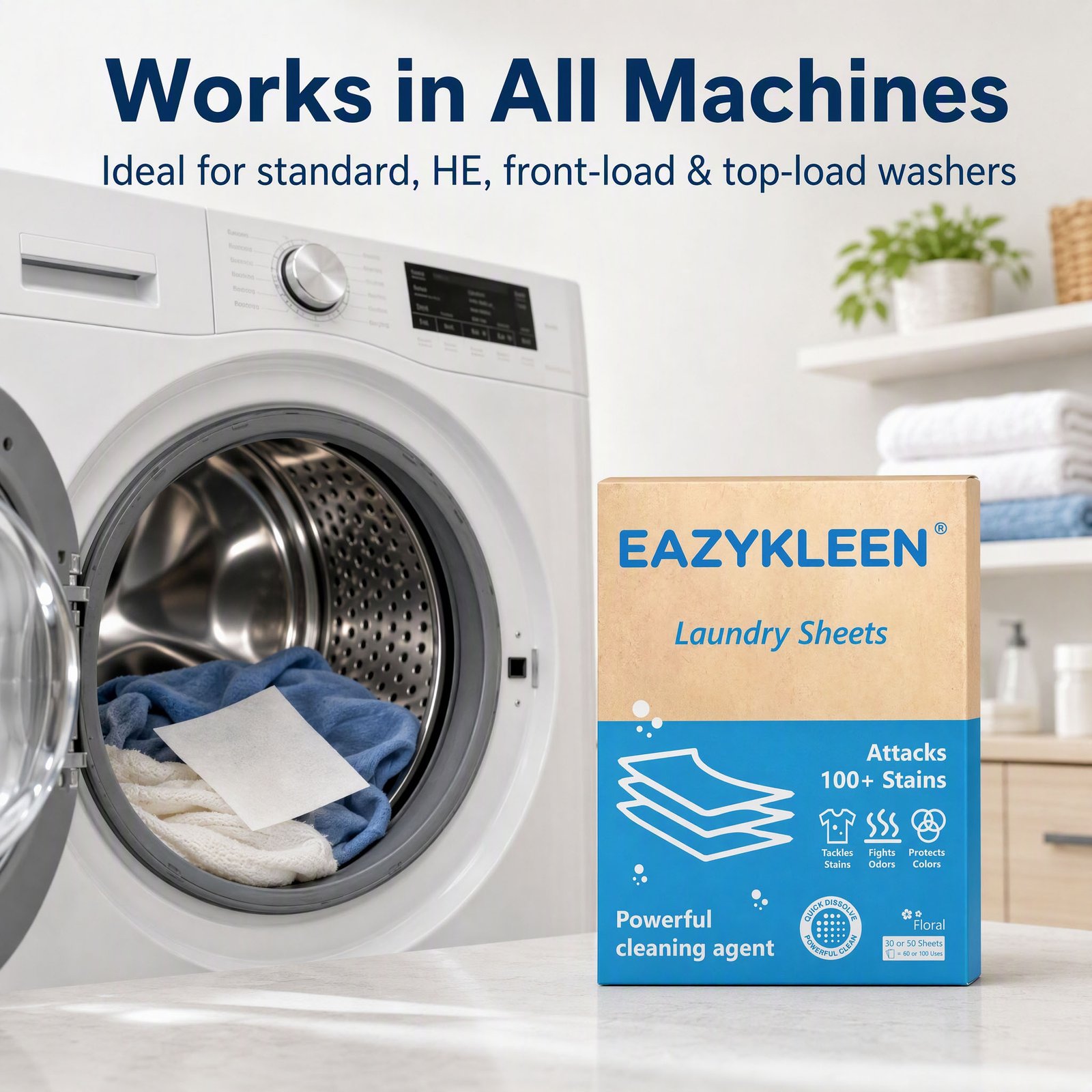 Laundry Detergent Sheet view 2